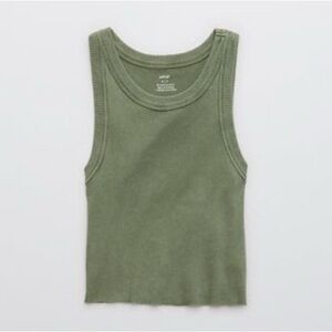 Aerie Free Spirit Ribbed Tank Top